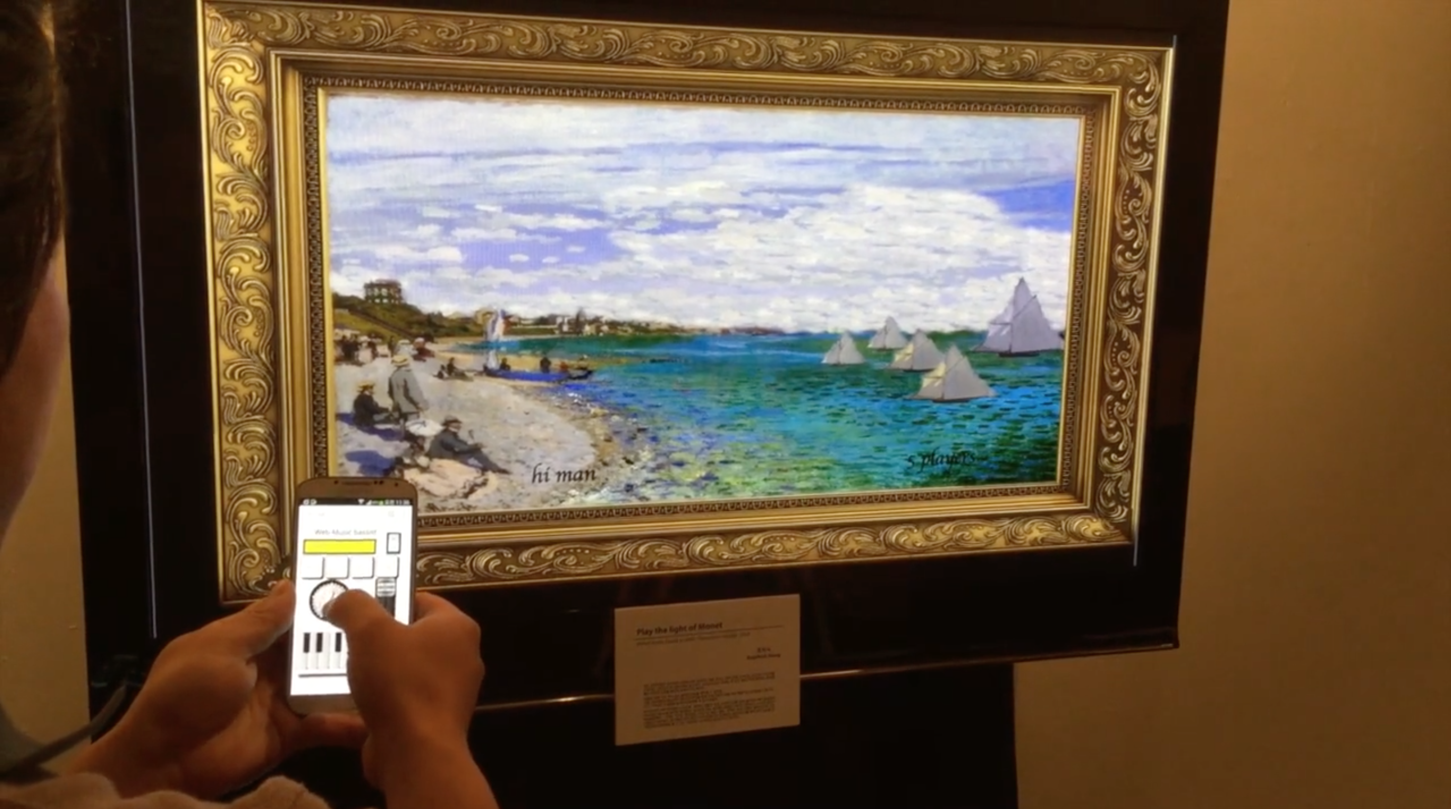 Play the light of Monet